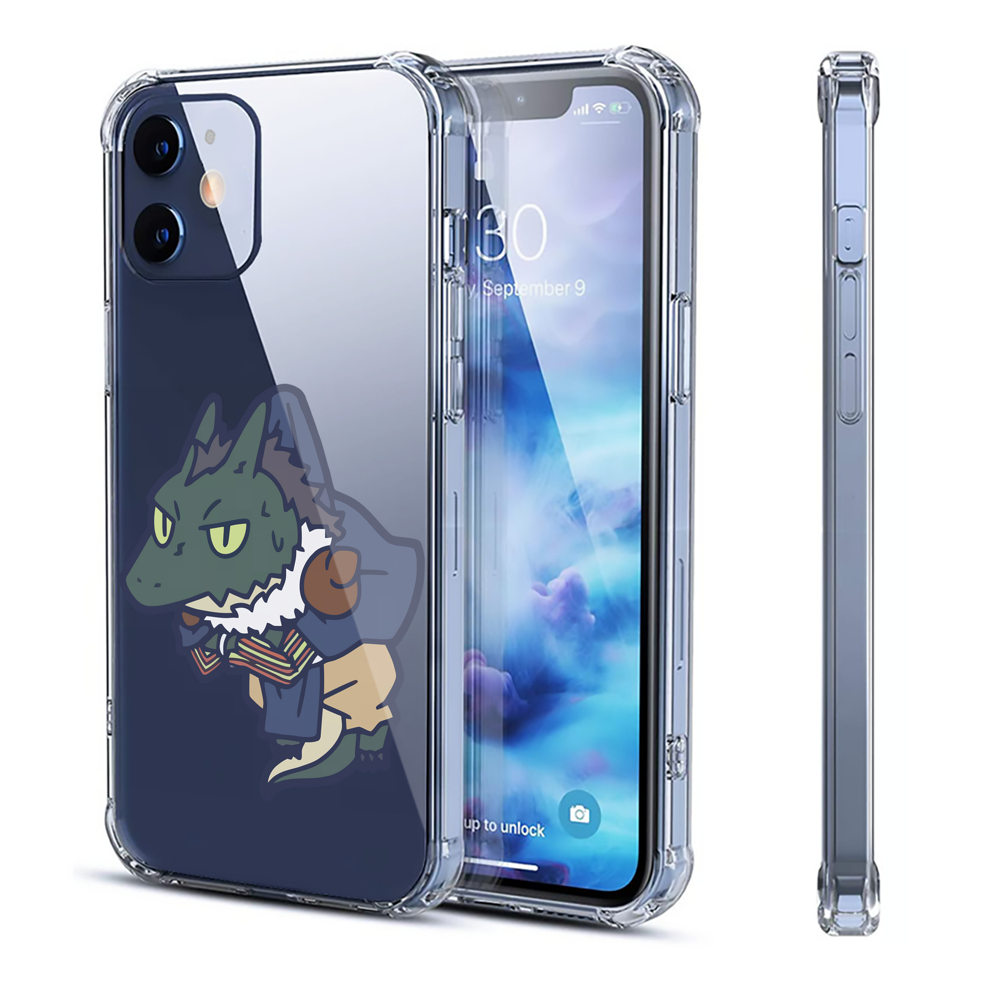 （画像用） 転スラ Regarding Reincarnated to Slime 【iPhone 12シリーズ対応】透明スマホケース（クリアソフトケース）